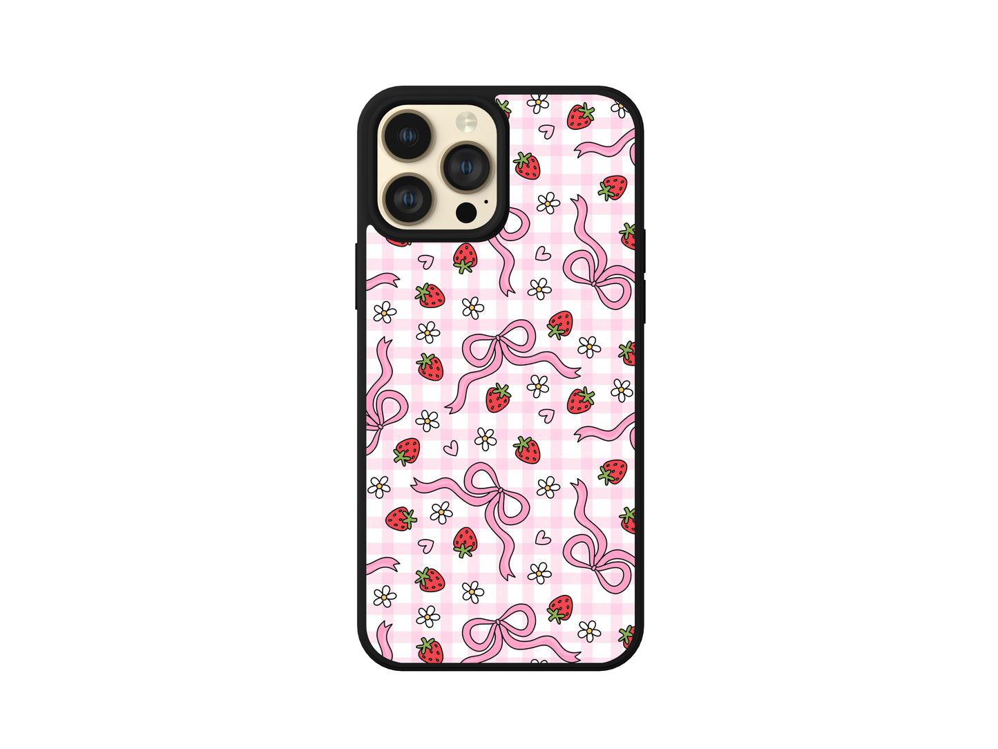 Phone Case - Strawberries & Bows