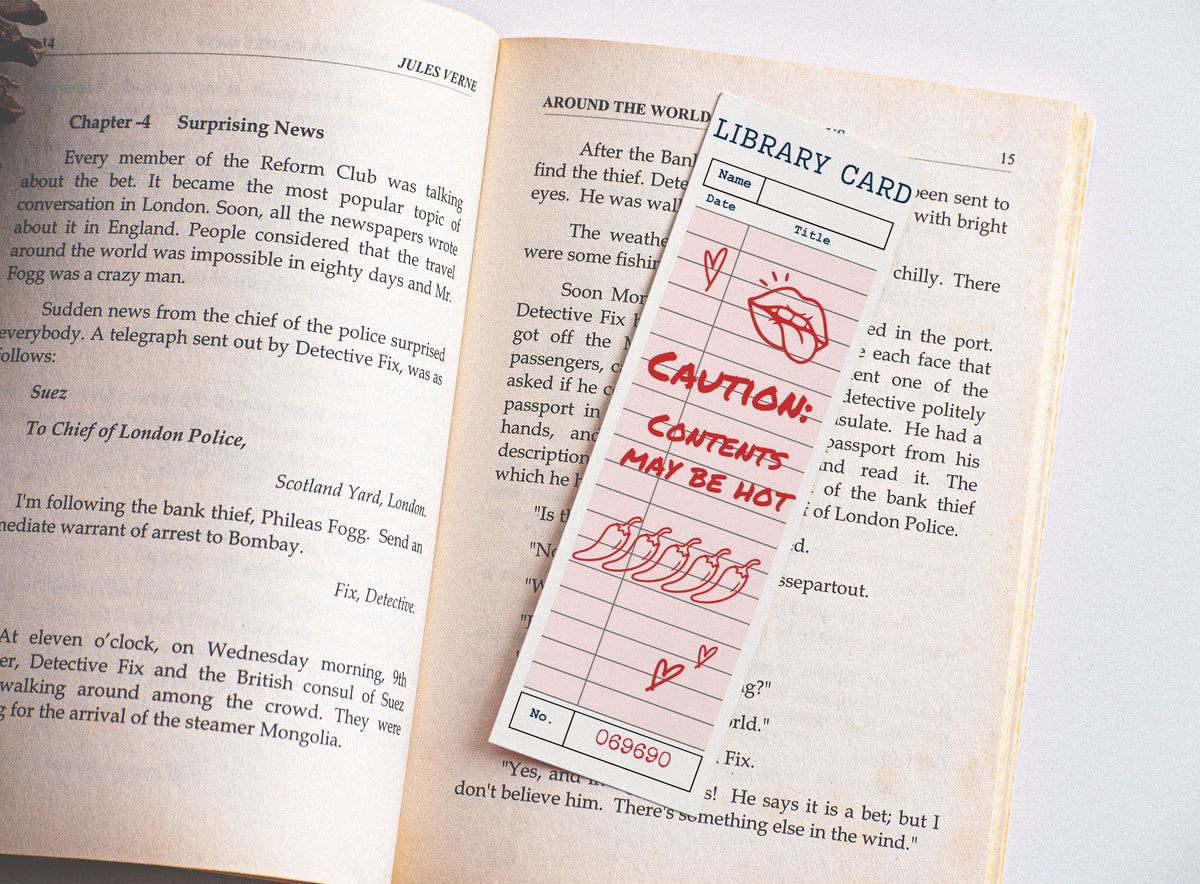 CAUTION: contents may be hot - Bookmark