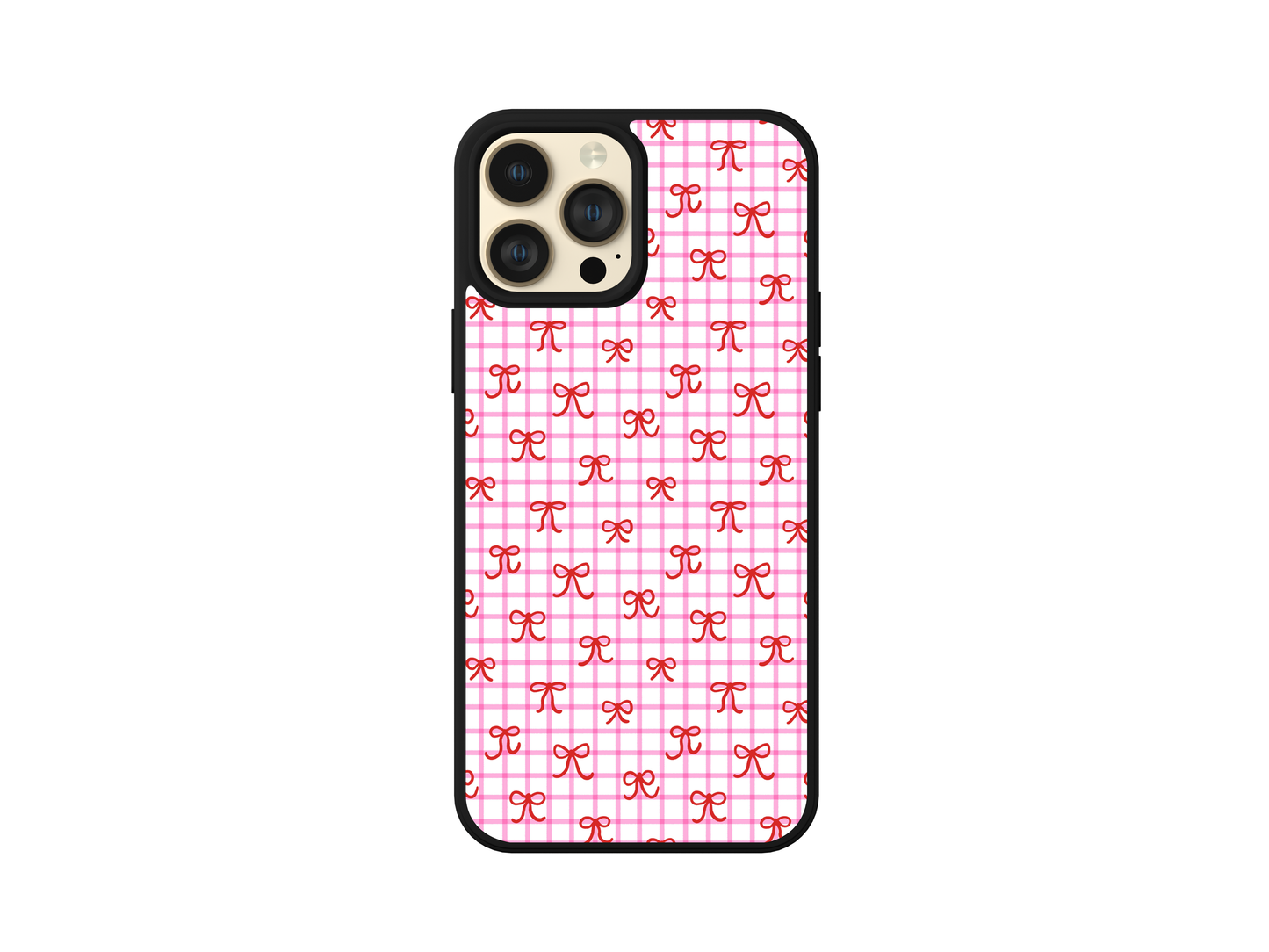 Phone Case - Bow Gingham