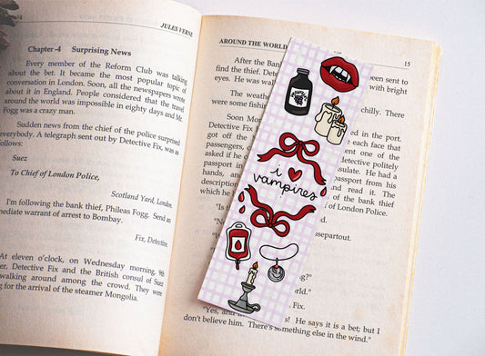 I Heart Vampires - Bookmark