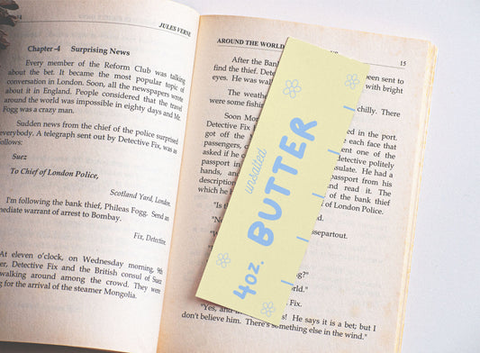 Unsalted Butter - Bookmark