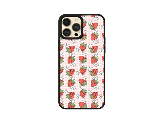 Phone Case - Strawberries and Flowers