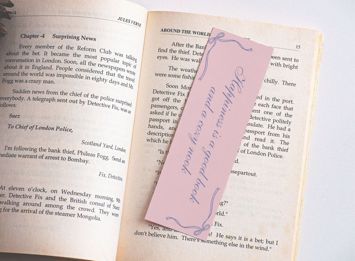 'Happiness is a good book' - Bookmark
