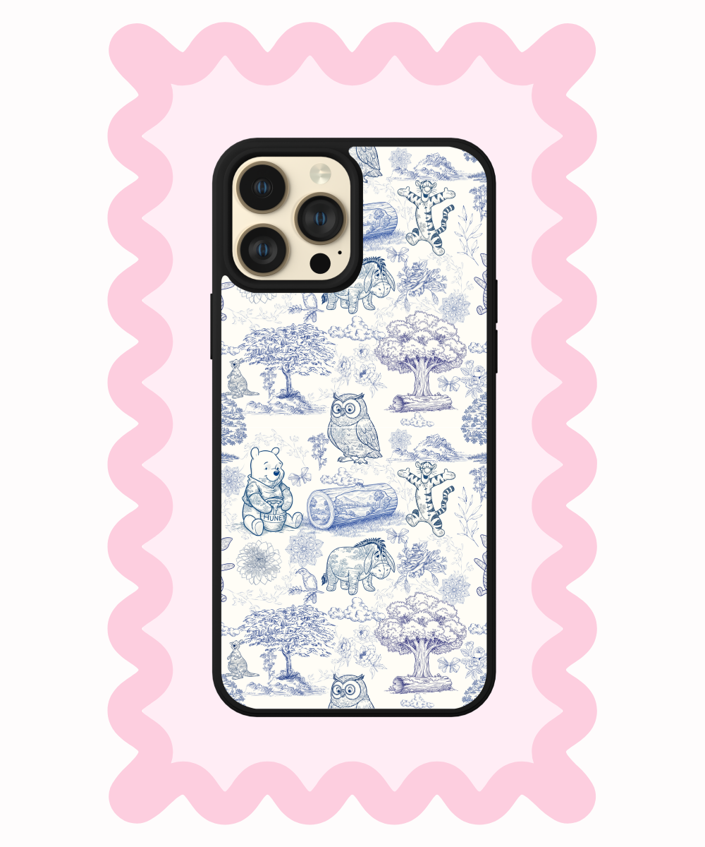 Phone case - Pooh Blue Toile