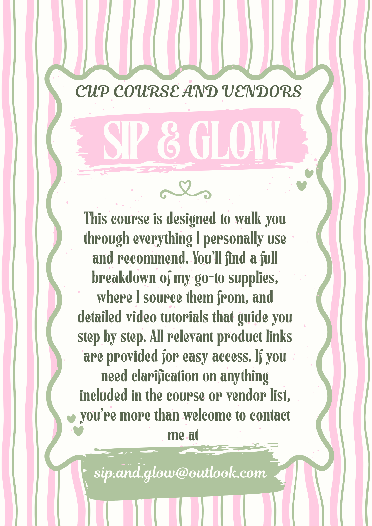 Cup Course